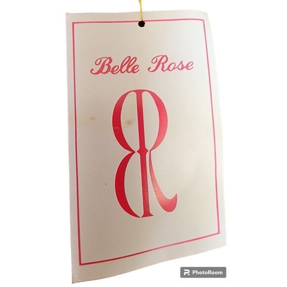 Vintage Belle Rose Ostrich Leather Red Korean Purse Medium Detachable Strap NEW - Picture 13 of 14